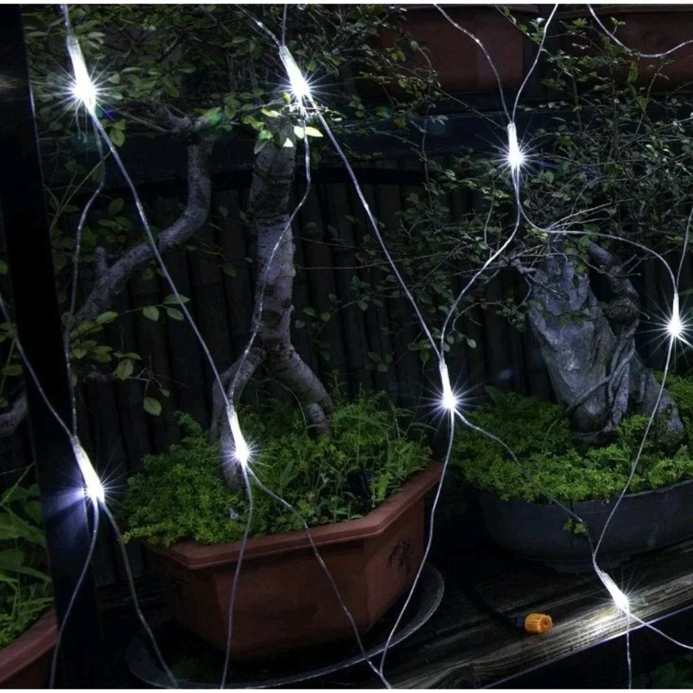 200 LED 9.8ft x 6.6ft String Net Mesh Lights‎ 8 Modes for Christmas Or Parties